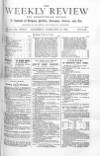 Weekly Review (London) Saturday 22 February 1879 Page 1