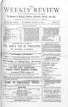 Weekly Review (London) Saturday 15 March 1879 Page 1