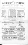 Weekly Review (London) Saturday 16 August 1879 Page 1