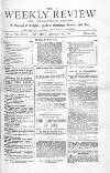 Weekly Review (London) Saturday 24 January 1880 Page 1
