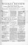 Weekly Review (London) Saturday 31 January 1880 Page 1