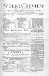 Weekly Review (London) Saturday 05 June 1880 Page 1