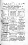 Weekly Review (London) Saturday 11 September 1880 Page 1