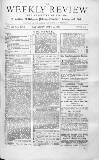Weekly Review (London) Saturday 04 June 1881 Page 1
