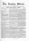 London Mirror Saturday 23 September 1871 Page 1