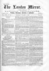 London Mirror Saturday 07 October 1871 Page 1
