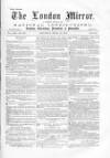 London Mirror Saturday 13 April 1872 Page 1