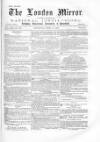 London Mirror Saturday 27 April 1872 Page 1