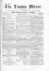 London Mirror Saturday 11 May 1872 Page 1