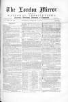 London Mirror Saturday 15 February 1873 Page 1