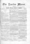 London Mirror Saturday 22 February 1873 Page 1