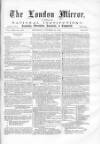 London Mirror Saturday 25 October 1873 Page 1