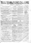 London & Provincial News and General Advertiser Saturday 05 October 1861 Page 1