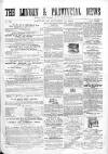 London & Provincial News and General Advertiser Saturday 19 October 1861 Page 1