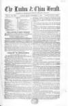 London & China Herald Friday 11 September 1868 Page 1