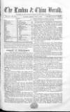 London & China Herald Friday 02 July 1869 Page 1