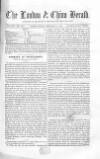 London & China Herald Friday 25 February 1870 Page 1
