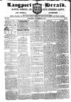 Langport & Somerton Herald Saturday 24 October 1857 Page 1