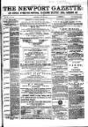 Newport Gazette Saturday 28 July 1866 Page 1