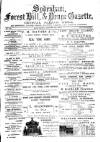 Sydenham, Forest Hill & Penge Gazette Saturday 28 August 1875 Page 1