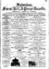 Sydenham, Forest Hill & Penge Gazette Saturday 23 October 1875 Page 1