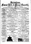 Sydenham, Forest Hill & Penge Gazette Saturday 30 October 1875 Page 1
