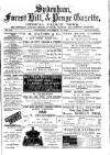 Sydenham, Forest Hill & Penge Gazette Saturday 13 November 1875 Page 1