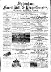 Sydenham, Forest Hill & Penge Gazette Saturday 19 February 1876 Page 1