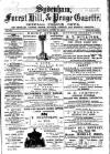 Sydenham, Forest Hill & Penge Gazette Saturday 15 April 1876 Page 1