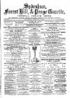 Sydenham, Forest Hill & Penge Gazette Saturday 27 January 1877 Page 1