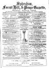 Sydenham, Forest Hill & Penge Gazette Saturday 21 April 1877 Page 1