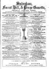 Sydenham, Forest Hill & Penge Gazette Saturday 05 May 1877 Page 1
