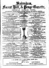 Sydenham, Forest Hill & Penge Gazette Saturday 30 June 1877 Page 1