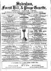 Sydenham, Forest Hill & Penge Gazette Saturday 07 July 1877 Page 1