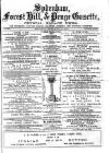 Sydenham, Forest Hill & Penge Gazette Saturday 15 September 1877 Page 1