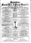 Sydenham, Forest Hill & Penge Gazette Saturday 13 October 1877 Page 1