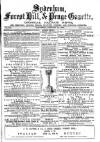 Sydenham, Forest Hill & Penge Gazette Saturday 19 January 1878 Page 1