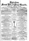 Sydenham, Forest Hill & Penge Gazette Saturday 16 March 1878 Page 1