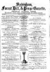 Sydenham, Forest Hill & Penge Gazette Saturday 31 May 1879 Page 1