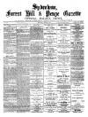Sydenham, Forest Hill & Penge Gazette Saturday 06 March 1880 Page 1