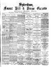Sydenham, Forest Hill & Penge Gazette Saturday 20 March 1880 Page 1