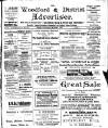 Woodford and District Advertiser Saturday 05 March 1910 Page 1