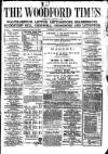 Woodford Times Saturday 04 November 1871 Page 1