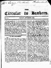 Bankers' Circular Friday 03 October 1828 Page 1