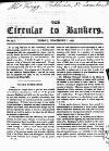 Bankers' Circular Friday 07 November 1828 Page 1