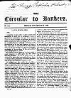 Bankers' Circular Friday 28 November 1828 Page 1