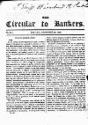 Bankers' Circular Friday 26 December 1828 Page 1