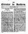 Bankers' Circular Friday 06 March 1829 Page 1