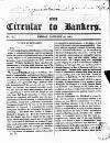 Bankers' Circular Friday 21 January 1831 Page 1