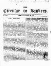 Bankers' Circular Friday 28 January 1831 Page 1